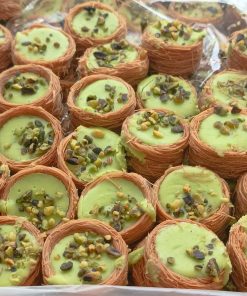 Toptan Kadayıflı Bülbül Yuvası Lokumu Fıstıklı 10 Kg